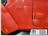 SAHARA Fender Emblem Overlay Decals  - 2018-2024 Wrangler JL Sahara
