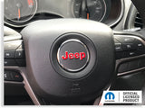 Steering Wheel Emblem Overlay Decal   - 14-23 Cherokee