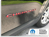 Door Emblem Overlay Decals  - 14-23 Cherokee