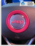 Steering Wheel Emblem Overlay Decal   - 11-21 Grand Cherokee