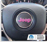 Steering Wheel Emblem Overlay Decal   - 11-21 Grand Cherokee
