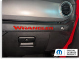 WRANGLER Grab Bar Inlay Sticker -  2018-2024 Wrangler JL/JLU