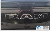 RAM Tailgate Emblem Overlay Decal   - 2025-2026 Ram 1500