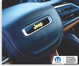 JEEP Steering Wheel Lettering Overlay Decal   - 22-26 Compass