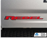 REBEL Tailgate Emblem Inlay Decal   - 2015-2018 Ram Rebel