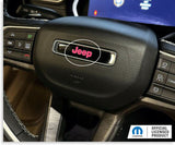 JEEP Steering Wheel Lettering Overlay Decal   - 22-26 Compass