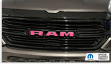 RAM Grille Emblem Overlay Decal   - 2019-2024 Ram 1500