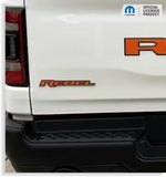 REBEL Emblem Inlay Decal - 2019-2026 Ram 1500 Rebel