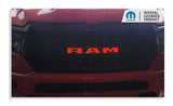 RAM Grille Emblem Overlay Decal   - 2019-2024 Ram 1500