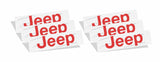 JEEP Center Cap Overlay Decals for 22-25 Grand Cherokee