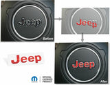 JEEP Steering Wheel Emblem Overlay Decal   - 18-26 Wrangler JL