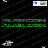 RUBICON Hood Lettering | Set of 2