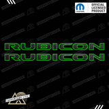 RUBICON Hood Lettering | Set of 2