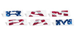RAM Door Emblem Overlay Decals   - 2019-2024 Ram 2500, 3500