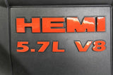 HEMI 5.7L V8 Engine Cover Decals   - 2019-2024 Ram 1500 Classic