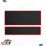 Sun Visor Decal Set – Covers OEM Warning Labels | Driver + Passenger Pair