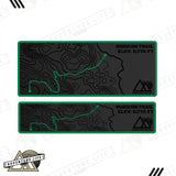 Sun Visor Decal Set – Covers OEM Warning Labels | Driver + Passenger Pair