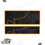 Sun Visor Decal Set – Covers OEM Warning Labels | Driver + Passenger Pair