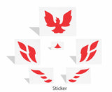 Front License Plate Cover Overlay Decal - 98-02 Firebird