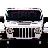 Windshield Lettering