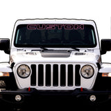 Windshield Lettering