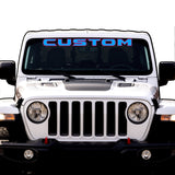 Windshield Lettering