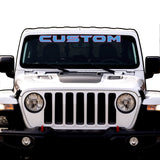 Windshield Lettering