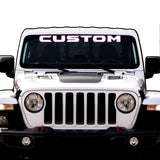 Windshield Lettering