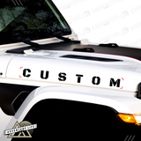 Custom Hood Lettering | Inspired by Convoy Edition, Set of 2