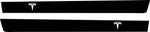 Tesla "T" Rocker Stripe Decals For The 2023-2024 Tesla Cybertruck (x2)