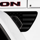 Premium Fender Vent Decal Set | Black Flag - fits Wrangler JL & Gladiator JT