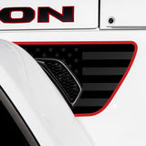 Premium Fender Vent Decal Set | Black Flag - fits Wrangler JL & Gladiator JT