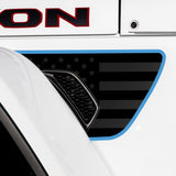 Premium Fender Vent Decal Set | Black Flag - fits Wrangler JL & Gladiator JT