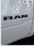 RAM Door Emblem Overlay Decals   - 2019-2024 Ram 2500, 3500