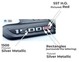 1500 SST H.O. Sport Performance Hood Emblem Overlay Decals - 2025 Limited