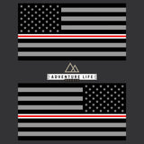 American Flag Sticker 6" x 3" | Set of 2