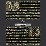 American Flag Sticker 6" x 3" | Set of 2