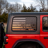 American Flag Window Graphic for Wrangler | Set of 2
