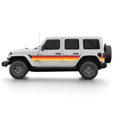 Retro Gradient Side Graphic Kit for Wrangler JL