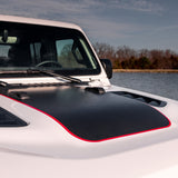 Hood Graphic for RUBICON | Black Topo - fits Wrangler JL & Gladiator JT