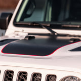 Hood Graphic for RUBICON | Black Topo - fits Wrangler JL & Gladiator JT