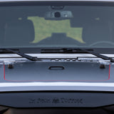Hood Graphic for Wrangler JK | Black Topo