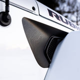 Premium Fender Vent Decal Set | Black Topo - fits Wrangler JL & Gladiator JT