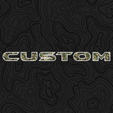 Camo Hood Lettering | Set of 2