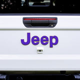 JEEP Gladiator Emblem Overlay Decal Set | Solid Colors