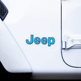JEEP Gladiator Emblem Overlay Decal Set | Solid Colors