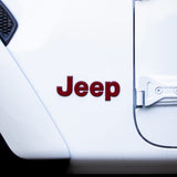 JEEP Gladiator Emblem Overlay Decal Set | Solid Colors