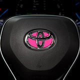 Custom Color Steering Wheel Decal for Toyota Models 2007-2024