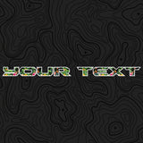 Floral Hood Lettering | Set of 2