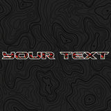 Floral Hood Lettering | Set of 2